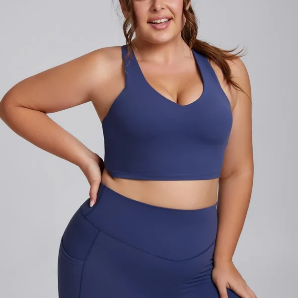 H05c0887fae1f411b98fb70c84d506428W.webp Women's Extended-Size Support Sports Bra