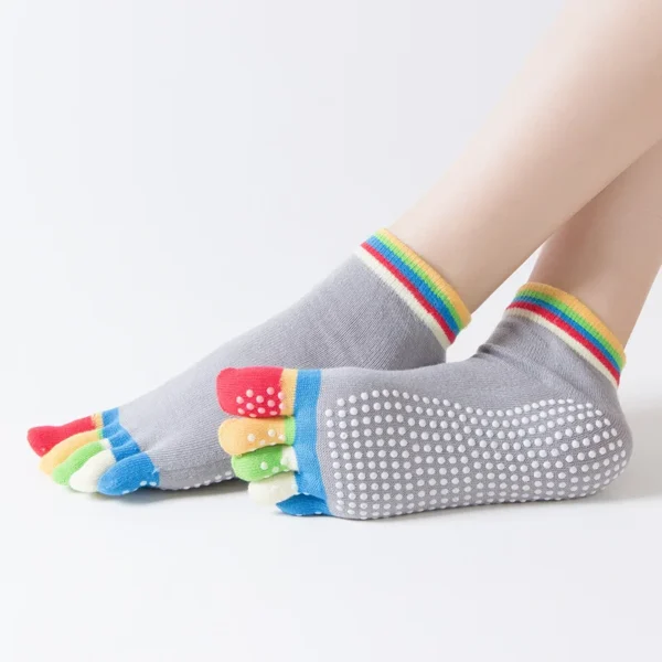 Women's Open-Toe Yoga Grip Socks