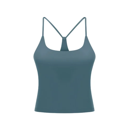 Women's Y-Back Padded Yoga Training Top