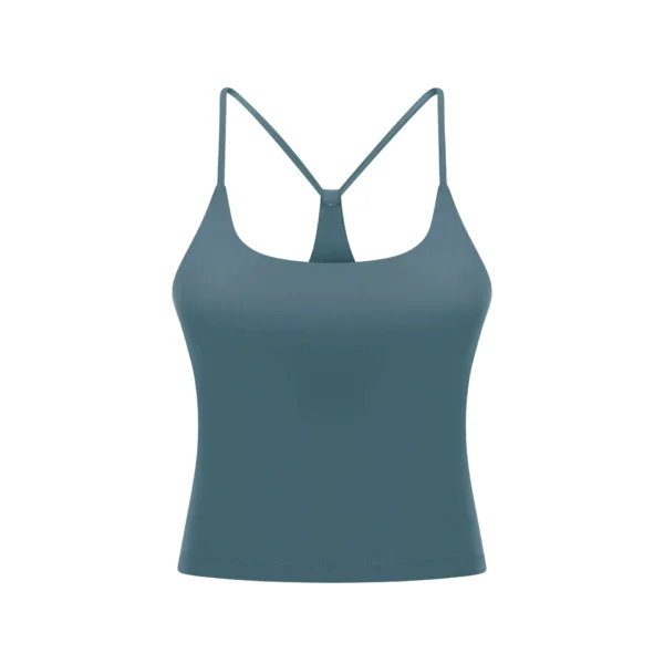 Women's Y-Back Padded Yoga Training Top