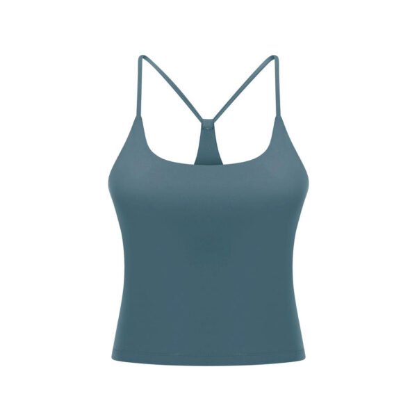 Women's Y-Back Padded Yoga Training Top