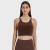 Women's Open-Back Yoga Sports Bra