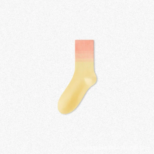 Cotton-Blend Gradient Training Socks