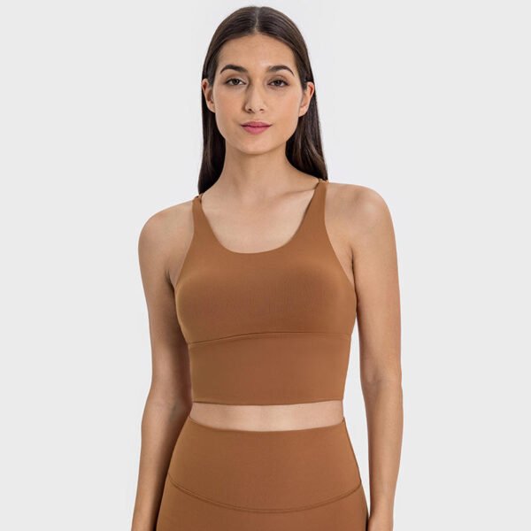 Women's Open-Back Yoga Sports Bra