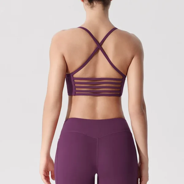 Women's Slim-Strap Support Sports Bra
