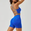 Women's High-Rise Yoga Bra & Shorts Set