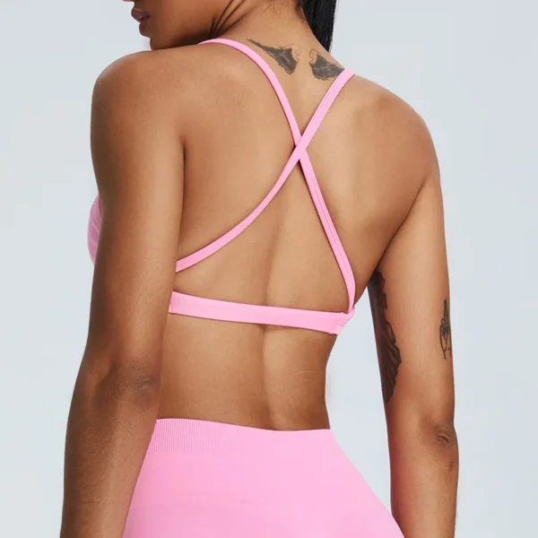 Women's Seamless U-Neck Sports Bra