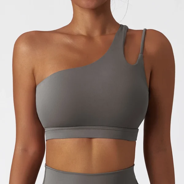 Women's Asymmetric-Shoulder Training Top