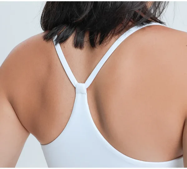 Women's Y-Back Padded Yoga Training Top