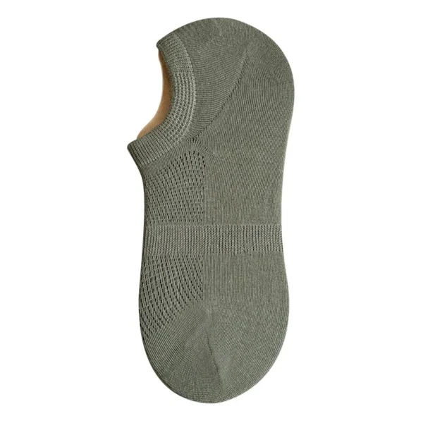 Men's Breathable Cotton No-Show Socks