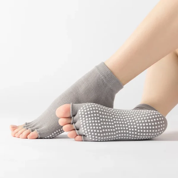 Women's Open-Toe Yoga Grip Socks