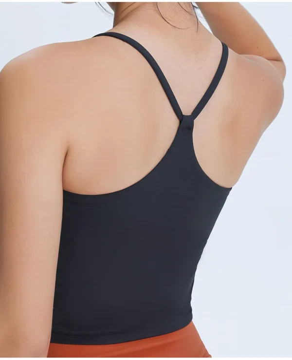 Women's Y-Back Padded Yoga Training Top