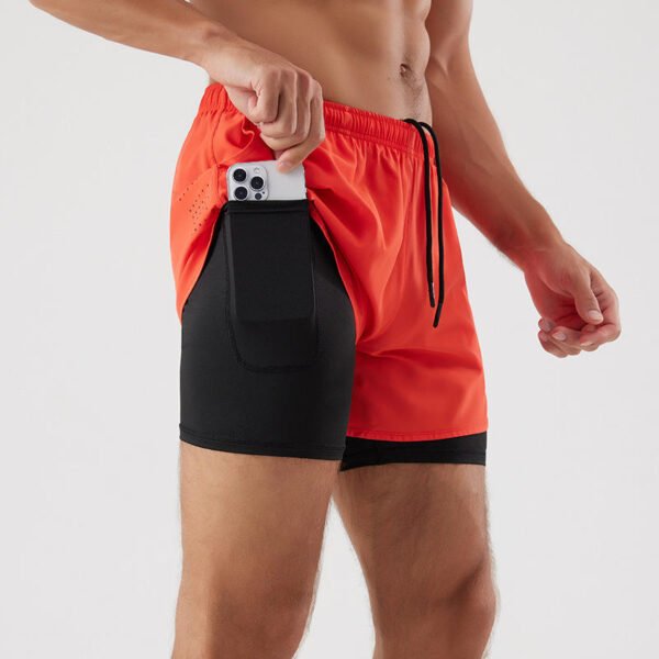 Men's Double-Layer Quick-Dry Running Shorts