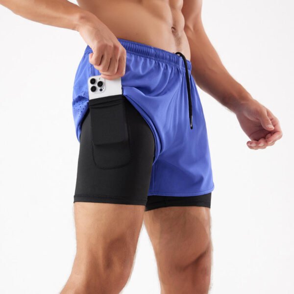 Men's Double-Layer Quick-Dry Running Shorts