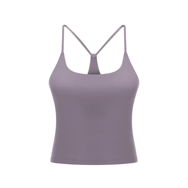 Women's Y-Back Padded Yoga Training Top