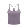Women's Y-Back Padded Yoga Training Top