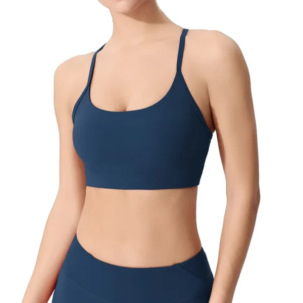Women's Slim-Strap Support Sports Bra