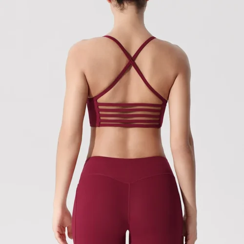 Women's Slim-Strap Support Sports Bra
