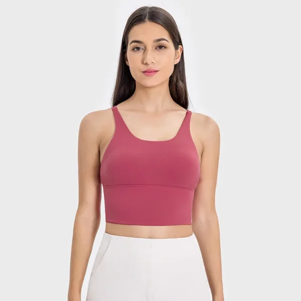 Women's Open-Back Yoga Sports Bra