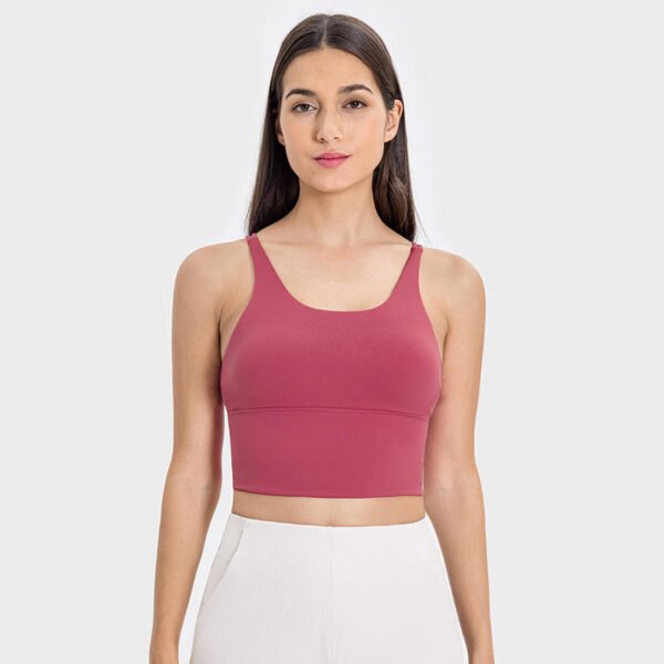 Women's Open-Back Yoga Sports Bra