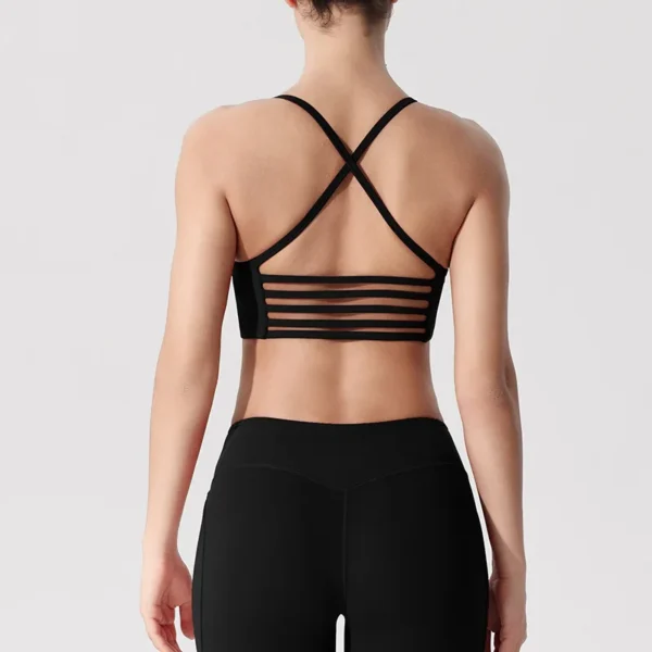 Women's Slim-Strap Support Sports Bra